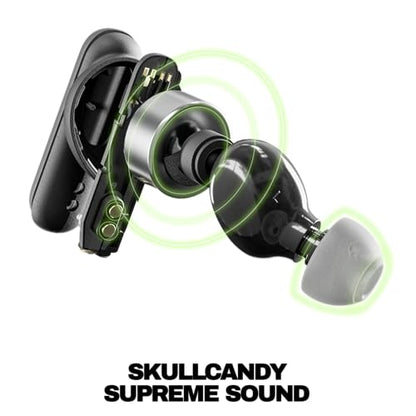 Skullcandy Smokin’ Buds Wireless Noise Isolating Earbuds - True Black - color: True Black