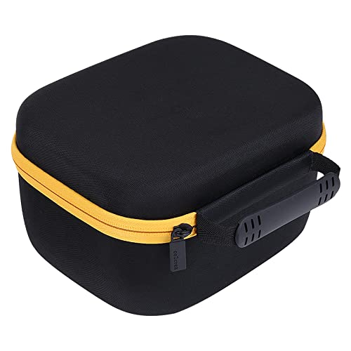 co2CREA Hard Case for Walker's Razor Slim Electronic Muffs Earmuffs - style: Yellow Zipper for Razor Earmuff
