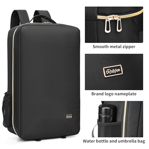 DJ Backpack for Club Gigs, DJ Mixer Case Compatible with Pioneer DJ DDJ-REV1, DJ Controller, Novation Launchkey 37 Key Keyboard and More Equipment - color: Gold, style: Music