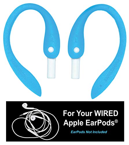 Flex - Compatible with Your Apple iPhone Wired EarPods | Attaches to Your Wired EarPods for iPhone Models | (Blue) - color: Blue