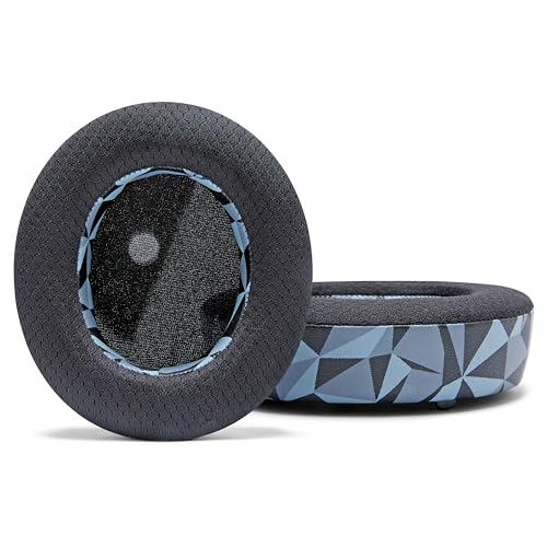 WC Freeze Stealth Pro - Cooling Gel Earpads for Turtle Beach Stealth Pro 1 | Made by Wicked Cushions | Boost Comfort, Durability, Thickness & Sound Isolation | Geo Grey - color: Geo Grey