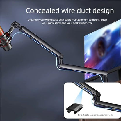 Adjustable Microphone Boom Arm Stand 360° Rotation Desktop Mic Holder