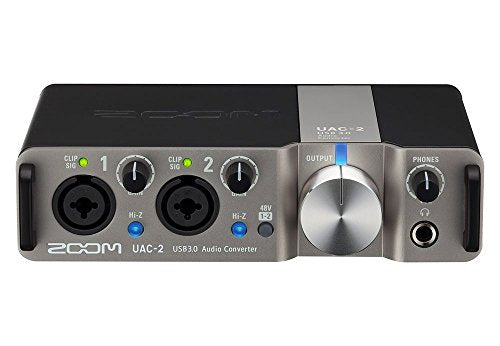 Zoom UAC-2 USB 3.0 Audio Interface, 2 In/2 Out Audio Interface, 2 Mic/Line/Hi-Z Inputs, MIDI I/O, Headphone Output, 2 Line Outputs, Bus Powered - style: UAC-2