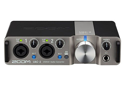 Zoom UAC-2 USB 3.0 Audio Interface, 2 In/2 Out Audio Interface, 2 Mic/Line/Hi-Z Inputs, MIDI I/O, Headphone Output, 2 Line Outputs, Bus Powered - style: UAC-2