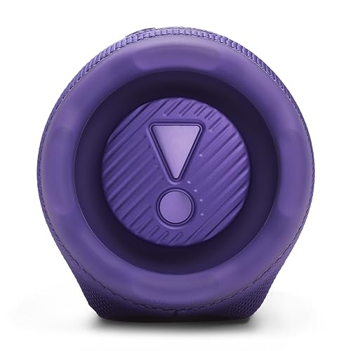 JBL Charge 6 - Portable Waterproof & Drop-Proof Bluetooth Speaker, Bold Pro Sound with AI Sound Boost, 28Hrs of Playtime, Built-in powerbank Carrying Strap (Purple) (Renewed) - color: Purple