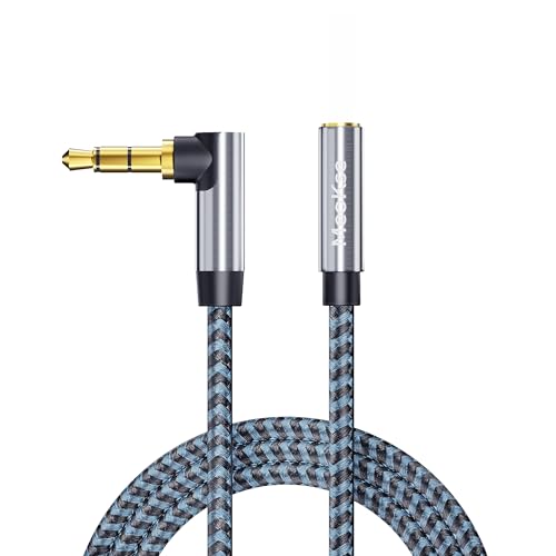 Meokse Headphone Extension Cable 3FT,3.5mm Male to Female Audio Cable,AUX Extension Cable 3.5mm Aux Jack Audio Extension Cable,3.5 mm Nylon Braided Extension for car Smartphones,Tablets,Media Players - size: 3FT/1M