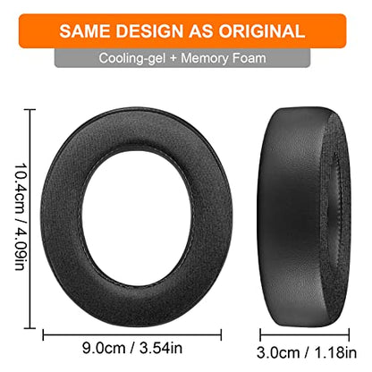 HS60 HS70 Earpads, Cooling Replacement Ear Pad Cushion for Corsair HS70 Pro | Also fit HS60/Pro HS50/Pro, Durable Protein Leather Gaming Headset Noise Isolation