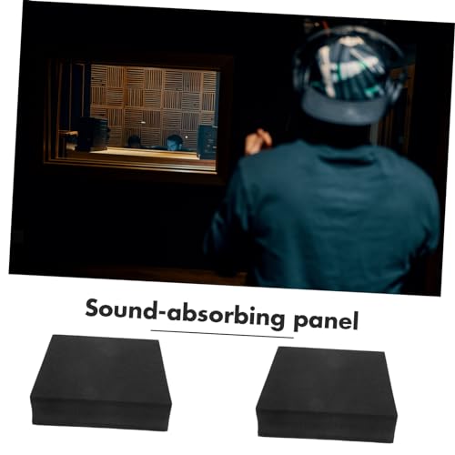 2pcs Acoustic Isolation Pad for Speakers Soundproof Padding Foam Panel Durable Design for Monitors Noise Dampening for Home Studio