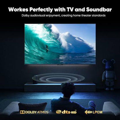 Optical Audio Cable 15ft, Toslink Fiber Optic Digital S/PDIF Cord for TV Soundbar Home Theater Compatible with Bose Samsung VIZIO LG Sony Xbox PS5