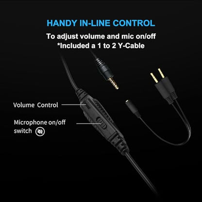 FOXXRAY BA-68 Gaming Headset for PC, PS4, PS5, Xbox, Lightweight Over-Ear Headphone with mic, 50MM Dynamic Drivers, 3.5mm Audio Jack, Soft Memory Foam Cushion, Removable Microphone