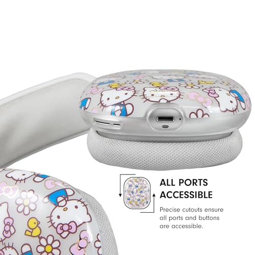 Sonix x Sanrio Protective Case for AirPods Max 2 & 1 | Stylish Hard Shell Ear Cup Covers | Hello Kitty Pink Bows - color: Hello Kitty Pink Bows
