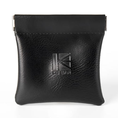 1 Pack Earphone Storage Case Bag for IEM,in Ears,Earbuds,Portable Carrying Storage Case,Travel Bag Leather Jewelry Pouch, Kbear BP01 Suitable for KZ ZS10/ZS10 Pro/ZST/ZS10 PRO X/AS10/AS16/CastorZA12