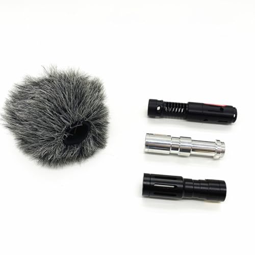Vaguelly Windscreen Microphone Cover Windproof Furry Protector for Camera Microphones Reduces Wind Noise Easy to Use