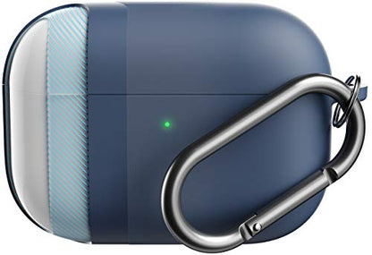 KeyBudz Hybrid Shell Series Compatible with AirPods Pro Case Cover - color: Midnight Blue, size: AirPods Pro 1. Generation