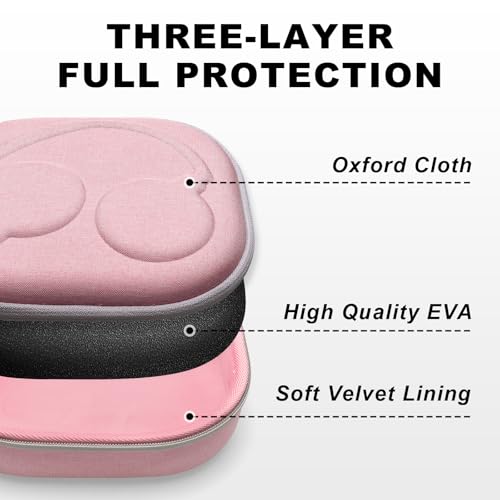 Hard Case for JBL Headphones, Pink | Compatible with JBL Junior 320/ 320BT/Junior 470NC/JR 460NC/ Tune 520BT 510BT 720BT 770NC 670NC/ Live 670NC 770NC Headphone - color: Pink