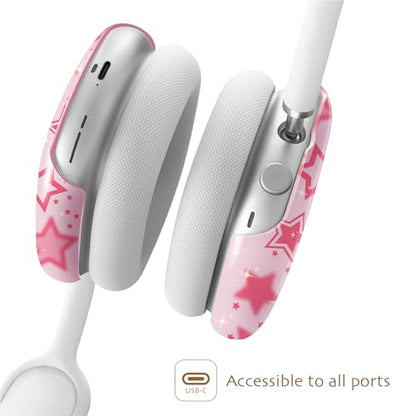 iBenzer Protective Case for AirPods Max Headphones, Ear Cups Cover for Apple AirPods Max (2024 USB-C / 2020 Lightning), Starry Pink, AP-MAX-135 - color: Starry Pink
