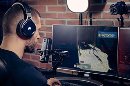 Elgato Shock Mount for Wave Microphones | Reinforced elastic suspension, Solid steel chassis, Native 5/8-inch thread, Includes 3/8 and 1/4-inch adapters