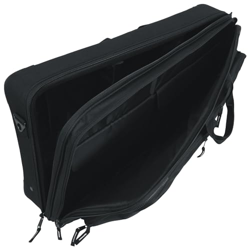 Rockville DC27 Padded 27" DJ Controller Mobile Producer Backpack Bag | 7 Adjustable Foam Dividers, Water-Resistant Shell, 15" Laptop Slot, YKK Zippers, Shoulder Strap, Carry Handles - size: 27"