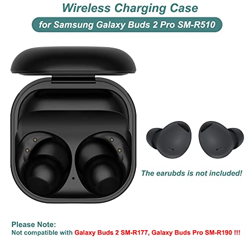 Charging Case for Samsung Galaxy Buds 2 Pro (SM-R510) Earbuds | Replacement Porable Headphone Charger Case Dock Station for Galaxy Buds 2 Pro
