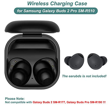 Charging Case for Samsung Galaxy Buds 2 Pro (SM-R510) Earbuds | Replacement Porable Headphone Charger Case Dock Station for Galaxy Buds 2 Pro