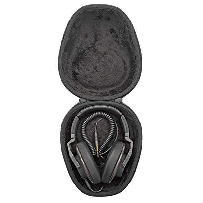 Knox Gear Universal Hard Shell Headphone Case | Plush velvet interior, 360-degree zipper closure, Fits 4-inch earcup models