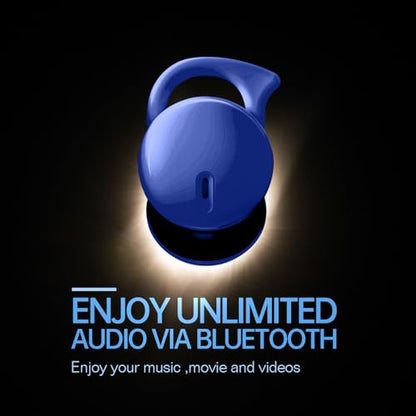 Invisible Sleep Headphones,Sleep Earbuds for Side Sleepers,Small Comfortable Fit Noise Blocking Sleeping Ear Buds,Bluetooth 5.3 Wireless Earbuds, in-Ear Ear Buds for Sleeping, Working (Blue)