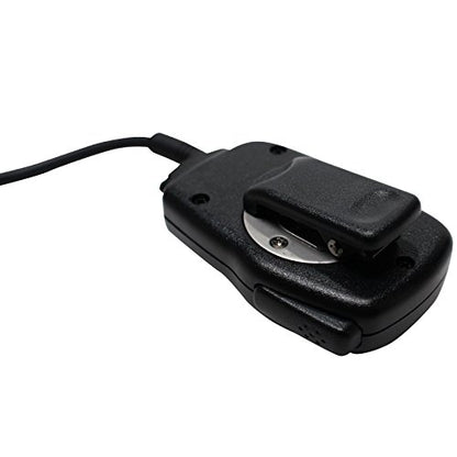 Two-Way Radio Shoulder Speaker Microphone Replacement for Motorola DTR550 | Handheld Push-to-Talk (PTT) Mic Compatible with Motorola DTR550