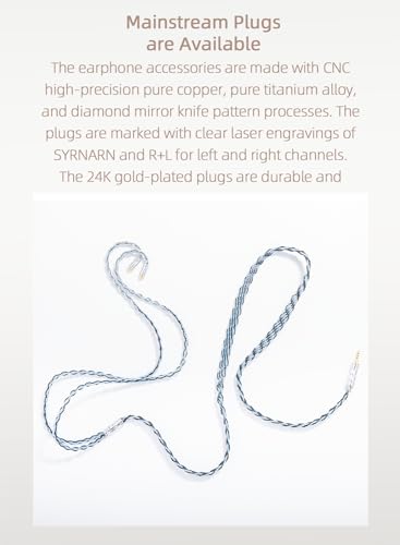 MMCX 2.5mm Balanced Cable - 5N OCC Copper Silver for JVC FX850/FX1200, Hi-Res Audio, Tangle-Free - size: MMCX, 2.5mm