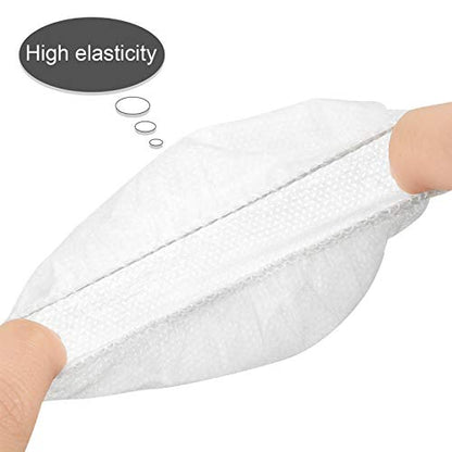 BBTO 200 Pieces Disposable Headphone Ear Cover Non-Woven Sanitary Earpad Covers for Most On Ear Headphones(S, 6.5 cm/ 2.5 Inch,White) - color: White, size: S (6.5 cm)