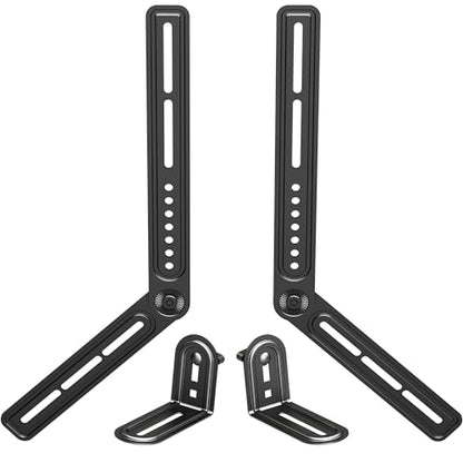 XINLEI Universal Sound Bar Mounts with Detachable Long Extension Plates Fits Most 23 to 65 Inch TVs Soundbar TV Mount Bracket Above or Under TV, up to 22 lbs SBR303 - color: SBR303