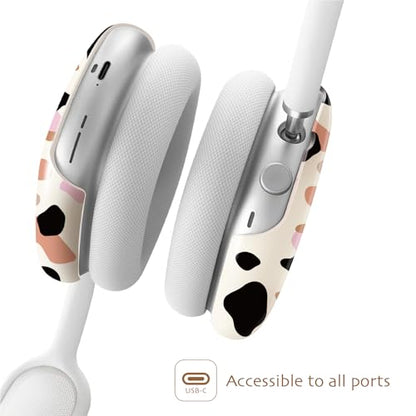 iBenzer Protective Case for AirPods Max Headphones, Ear Cups Cover for Apple AirPods Max (2024 USB-C / 2020 Lightning), MOO-velous in Palette, AP-MAX-126 - color: MOO-velous in Palette