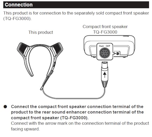 PIONEER Neck Speaker Rear Sound Enhancer for TQ-FG3000 Wired TQ-RG3000 | Sound TECTOR, for TQ-FG3000 only, plays rear sound near your ears, chat microphone, no-lag wired, lightweight neckband - style: REAR SOUND ENHANCER