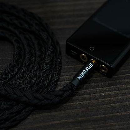 Linsoul Tripowin GranVia Upgraded OFC Headphone Replacement Cable - color: Black, size: 2m