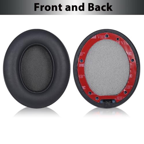 Studio 2/3 Replacement Earpads Ear Pads Cushion Cover Compatible with Studio 2.0 Wired/Wireless & Studio 3.0 B0500 B0501 Over-Ear Headphones (Titanium Gray) | Soft Protein Leather & Memory Foam Earpad Replacement, Ear Cushions Fit Studio3 & Studio2, Repla