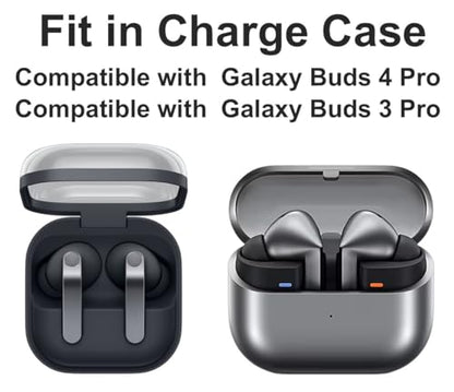 A-Focus for Galaxy Buds 4 Pro Memory Foam Ear Tips Replacement Comfortable Soft Noise Isolation Eartips Compatible with Galaxy Buds 3 Pro SM-R640 SM-R630 XL/L/M/S 4 Pairs