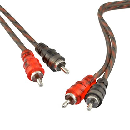 1ft 2-Channels Male-to-Male Twisted Pair OFC RCA Interconnect Cable - size: 1 ft