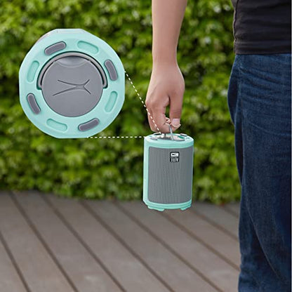 Altec Lansing - HydraMotion Wireless Bluetooth Speaker with 360 Degree Sound, Portable IP67 Waterproof for Outdoors, Shockproof, Snowproof, Everything Proof, 12 Hour Playtime (Mint Green) - color: Mint Green