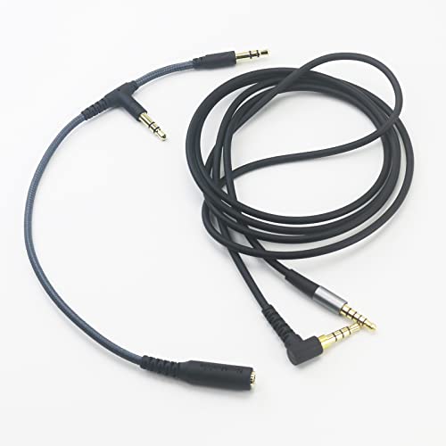 NewFantasia Replacement Audio Cable 3.5mm 5 Pole Male Compatible with SteelSeries Arctis Nova 1, 1X, Pro, 7, 7X, 1P Gaming Headset 1.3meters/4.3feet