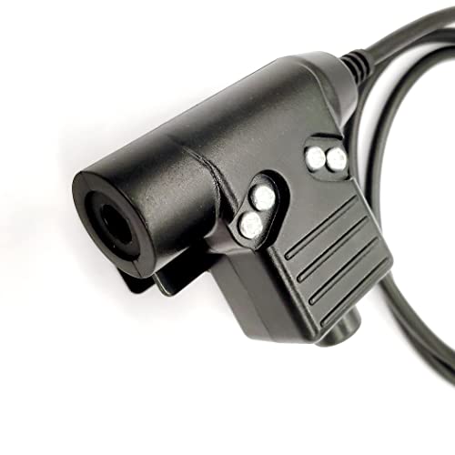 Military Tactical U94 PTT Adapter Push to Talk Button Radio Connector for 7.1mm Headset NATO-US Wiring for Motorola APX4000 6000 7000 8000 XPR6550 7550 7580 6550e 7550e 7580e SRX2200