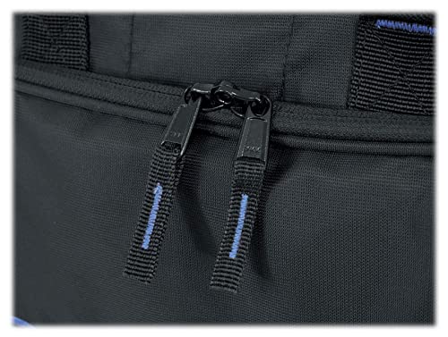 Rockville MB1313 DJ Gear Mixer Gig Bag Case, 13" x 13" x 6" | Dual Layer Foam Padding, YKK Zippers, Rugged Nylon, Rainproof, Shoulder Strap, Rubber Feet, Front Laptop Pocket, Lockable