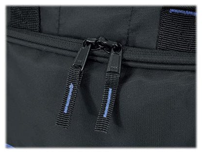 Rockville MB1313 DJ Gear Mixer Gig Bag Case, 13" x 13" x 6" | Dual Layer Foam Padding, YKK Zippers, Rugged Nylon, Rainproof, Shoulder Strap, Rubber Feet, Front Laptop Pocket, Lockable