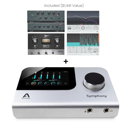 Apogee Symphony Desktop Elite USB-C Audio Interface for Recording & Mixing