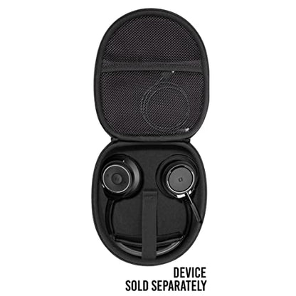 Headset Case for Plantronics Voyager Focus UC, Blackwire 3210, C3210, 5210, 5220, 3220; Also for Jabra Evolve 65, 65UC, 40, 40 UC, 20 UC; H800, H820e, H390, h540, H650e, H570 - color: Black