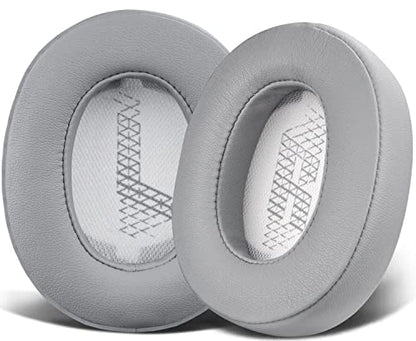 SOULWIT Professional Replacement Ear Pads for JBL Live 500BT/Live 500 BT Around-Ear Wireless Headphone, Earpads Cushions with Softer Protein Leather, Noise Isolation Foam - Grey - color: Grey
