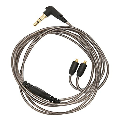 Replacement Cable for SE215 SE535, Tinned Copper MMCX Connector, Soft Flexible Cord for Shure Earphones (Black)
