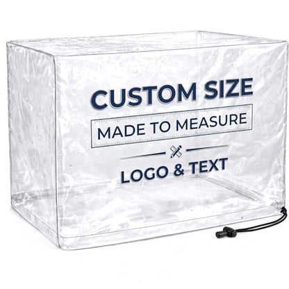 Custom Fit Clear PVC Dust Protection Covers, Made to Measure Size