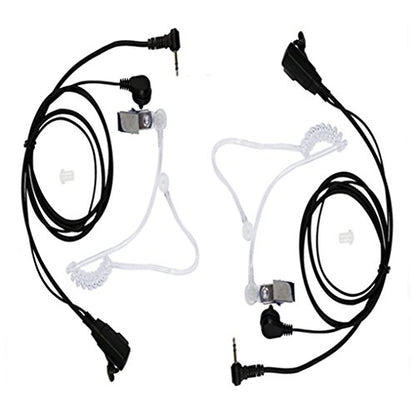 2 Pack Air Covert Acoustic Tube Earpiece Headset Compatible with Motorola Radio T100 T107 T100TP T200TP T260 T260TP T280 T460C T465 T600 T605 T800 T5428 T6200 Two Way Radio (2 Packs) | Compatible with Motorola Radio T100 T107 T100TP T200TP T260 T260TP T28