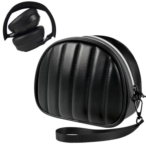 Soft-Touch Headphone Case for Sony, for JBL and for BERIBES-Black - color: Black