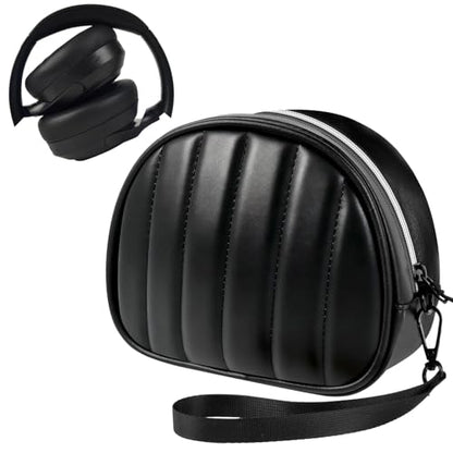 Soft-Touch Headphone Case for Sony, for JBL and for BERIBES-Black - color: Black