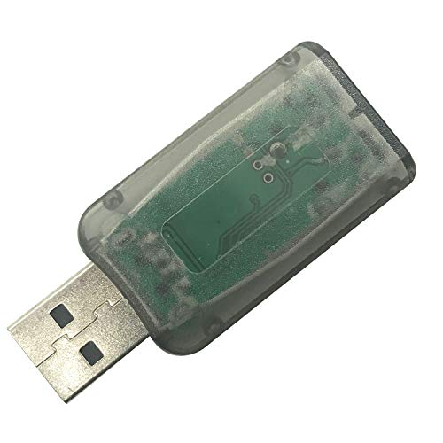 USB Audio Adapter 3.5mm Headphone and Microphone Jacks External Stereo Sound Card Plug and Play No Drivers Needed Compatible Windows, Mac, Linux, PC, Notebook, Desktop, PS4 (Three Colors)